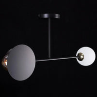 Emibig MINERVA 2-lichts plafondlamp - Zwart wit