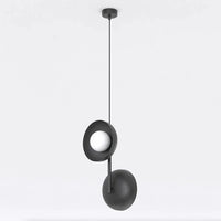 Emibig VANILLA 2-lichts hanglamp - Zwart met wit