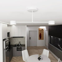 Emibig HALO 2-lichts plafondlamp - Wit