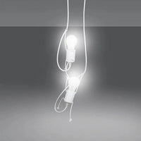 Emibig BOBI 2-lichts hanglamp - Wit frame