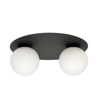 Emibig SOLAR 2-lichts plafondlamp - Wit glas - Mooier Thuis