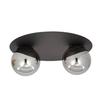 Emibig SOLAR 2-lichts plafondlamp - Smoked glas - Mooier Thuis
