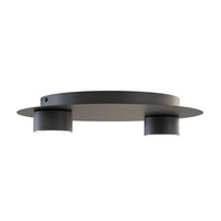 Emibig BOLX 2-lichts plafondlamp - Zwart