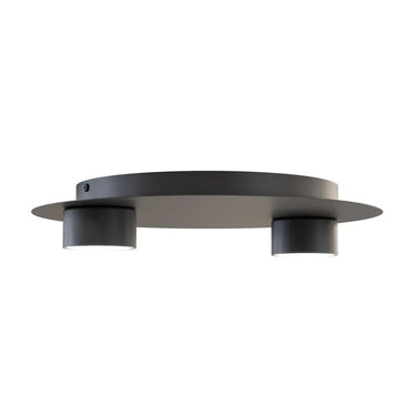 BOLX 2-lichts plafondlamp - Zwart