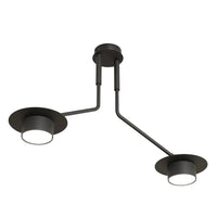 MIZU 2-lichts plafondlamp - Zwart - Mooier Thuis