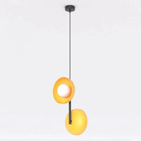 Emibig VANILLA 2-lichts hanglamp - Oranje glas