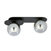Emibig PLAZA 2-lichts plafondlamp - Smoked glas - Mooier Thuis