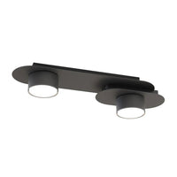 Emibig STILO 2-lichts plafondlamp - Zwart