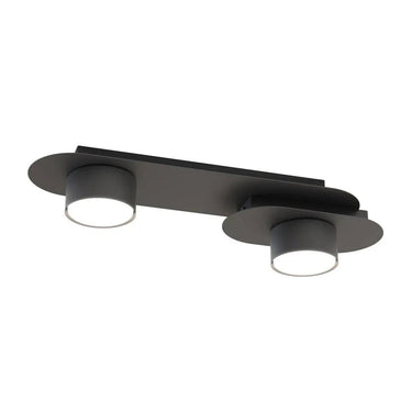 STILO 2-lichts plafondlamp - Zwart