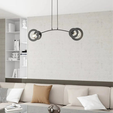 EUPHORIA 2-lichts hanglamp - Zwart frame