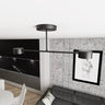 Mooier Thuis - HALO 2-lichts plafondlamp - Zwart plafondlamp met kap - 60 cm breed