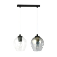 Emibig ISTAR 2-lichts hanglamp - Mix glas