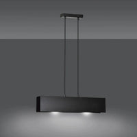 Emibig GENTOR 2-lichts hanglamp - Zwart metaal - Mooier Thuis