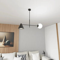 Emibig HERMES 2-lichts hanglamp - Mix - Zwart frame - Mooier Thuis