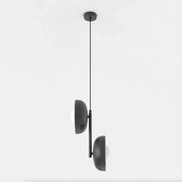 Emibig VANILLA 2-lichts hanglamp - Zwart met wit - Mooier Thuis