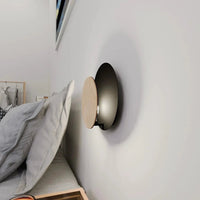 Emibig CIRCLE 1A 1-lichts wandlamp - Zwart multiplex - Mooier Thuis