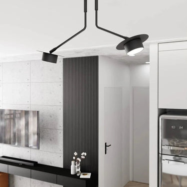 MIZU 2-lichts plafondlamp - Zwart