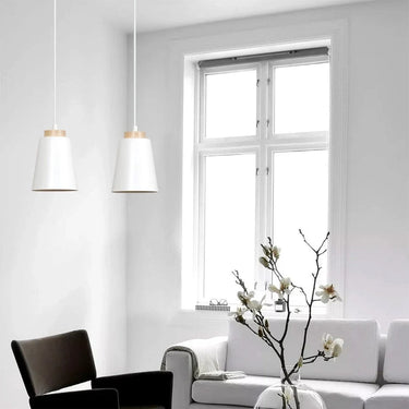 BOLERO 2-lichts hanglamp - Wit