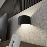 FOLD 1-lichts wandlamp - Zwart - sfeervol in een Modern interieur