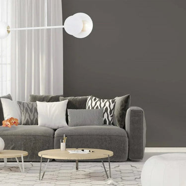 MINERVA 2-lichts plafondlamp - Wit glas