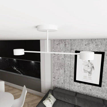 HALO 2-lichts plafondlamp - Wit