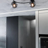 SOPRA 2-lichts plafondlamp - Smoked glas - afbeelding 2