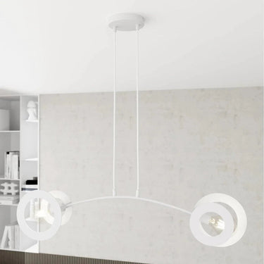 EUPHORIA 2-lichts hanglamp - Wit frame