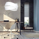 GENTLE 2-lichts hanglamp - Wit frame hanglamp met lampenkap - uit de Vieno-serie