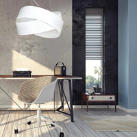 GENTLE 2-lichts hanglamp - Wit frame - afbeelding 2