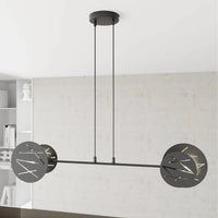 XOTIC 2-lichts hanglamp - Zwart met laserpatroon - afbeelding 2