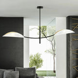 LOTUS 2-lichts hanglamp - Wit-gouden kappen hanglamp met lampenkap - bestellen bij Mooier Thuis