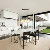 ISTAR 2-lichts hanglamp - Amber glas - afbeelding 2