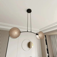 PATTERN 2-lichts hanglamp - Beige textiel - afbeelding 2