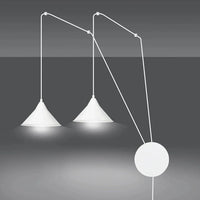 ABRAMO 2-lichts hanglamp – Wit - afbeelding 2