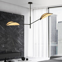 VENE 2-lichts hanglamp - Zwart Rotan - afbeelding 2
