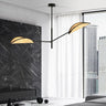 VENE 2-lichts hanglamp - Zwart Rotan hanglamp met lampenkap - sfeervol in een Bohemian interieur