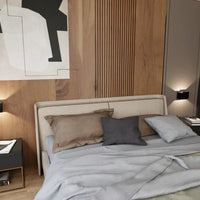 FROST 1-lichts wandlamp - Zwart - afbeelding 2