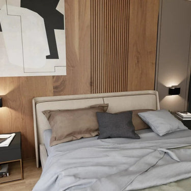FROST 1-lichts wandlamp - Zwart