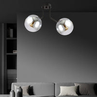 NOVA 2-lichts plafondlamp - Smoked glas - afbeelding 2