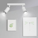 HIRO 2-lichts plafondlamp - Wit-chroom plafondspots & spotbalken - afbeelding 5