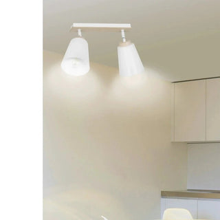 ATLAS 2-lichts plafondlamp - Wit Scandinavisch plafondspots & spotbalken - afbeelding 6