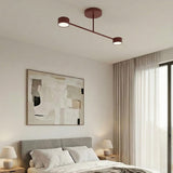 Halo plafondlamp 2-lichts bordeaux plafondlamp met kap - afbeelding 7