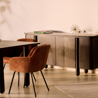 Dressoir Rondo - 175cm Donkerbruin