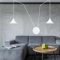ABRAMO 2-lichts hanglamp – Wit hanglamp met lampenkap - afbeelding 9