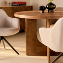 Eettafel Nova - Bruin Ø120cm