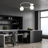 SOPRA 2-lichts plafondlamp - Wit glas plafondlamp met ronde bol - afbeelding 10