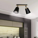 ATLAS 2-lichts plafondlamp - Zwart hout plafondspots & spotbalken - afbeelding 10