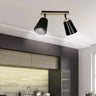 ATLAS 2-lichts plafondlamp - Zwart hout plafondspots & spotbalken - afbeelding 10