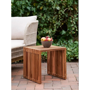 Pego Bijzettafel van teak naturel