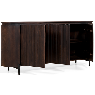 Dressoir Mokka - Donkerbruin 180cm